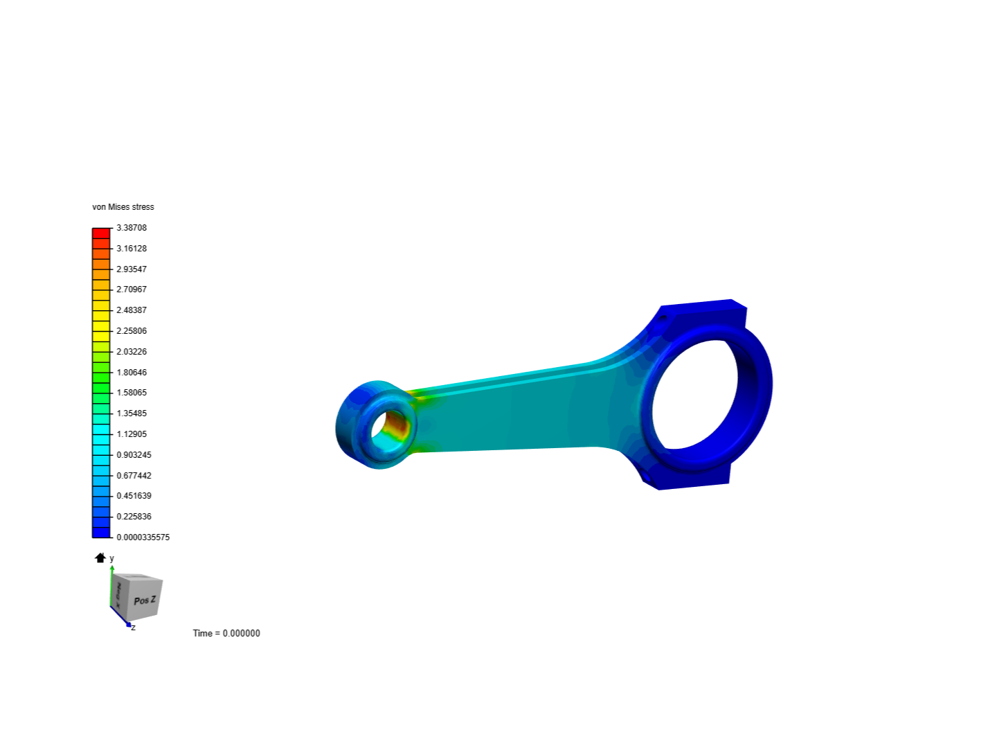 Tutorial 1: Connecting rod stress analysis image