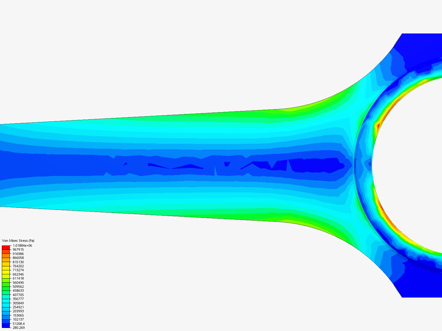 Tutorial 1: Connecting rod stress analysis image