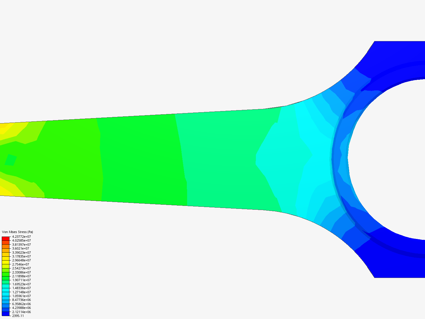 Tutorial 1: Connecting rod stress analysis image