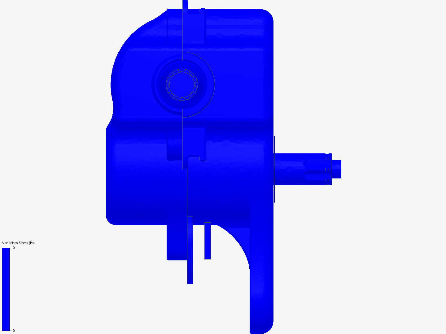 VFR Motor & Gearbox FEA - BASELINE image