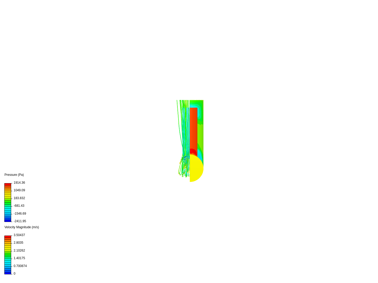 Pipe junction flow image