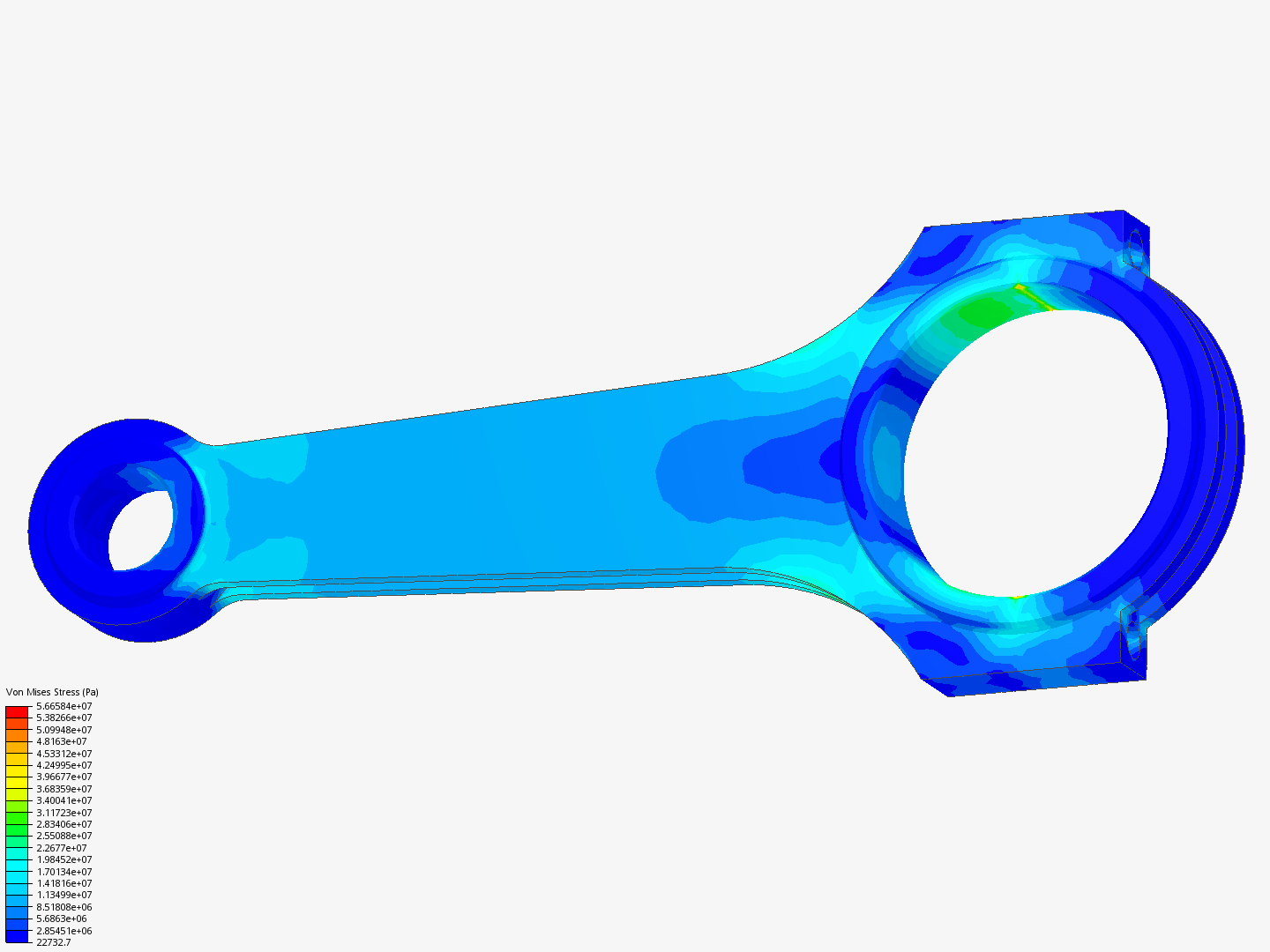 Tutorial 1: Connecting rod stress analysis image