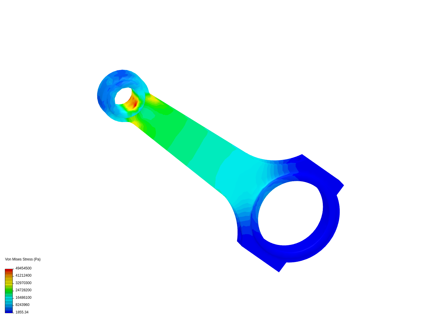 Tutorial 1: Connecting rod stress analysis image