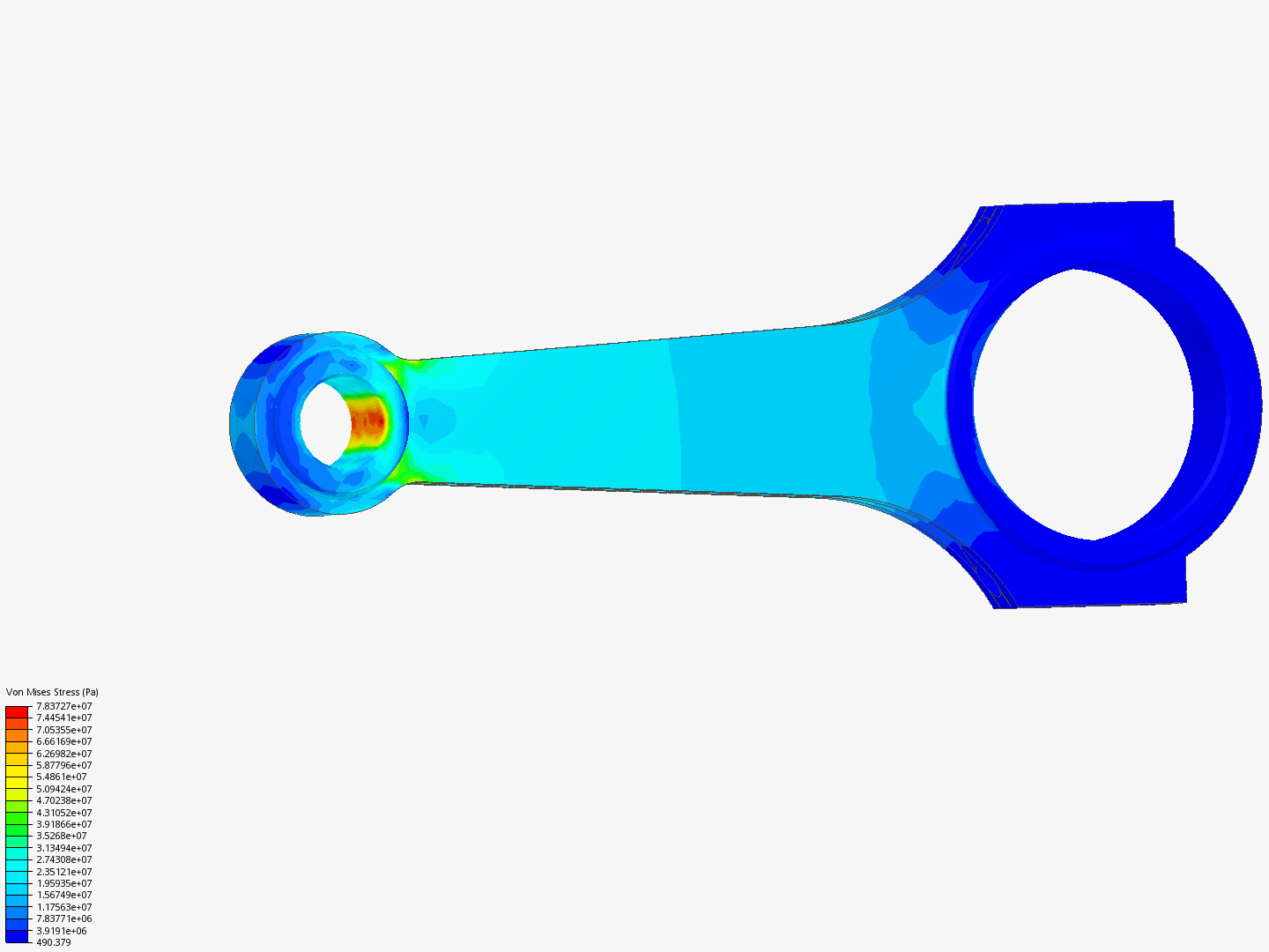 Tutorial 1: Connecting rod stress analysis image