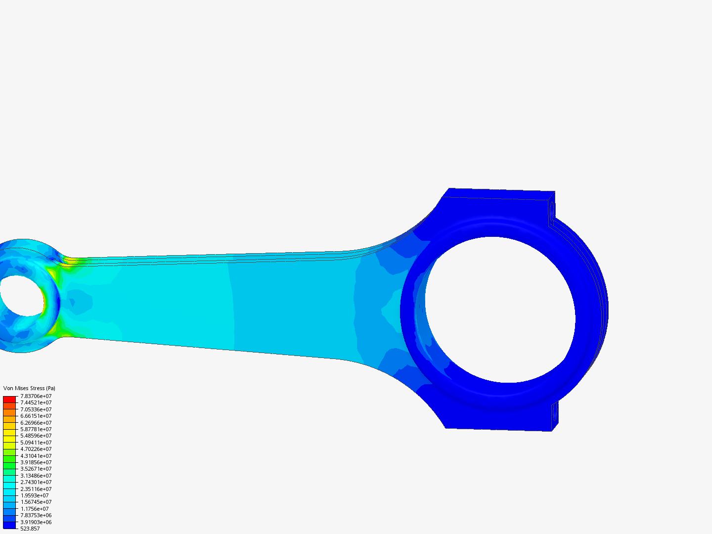 Tutorial 1: Connecting rod stress analysis image