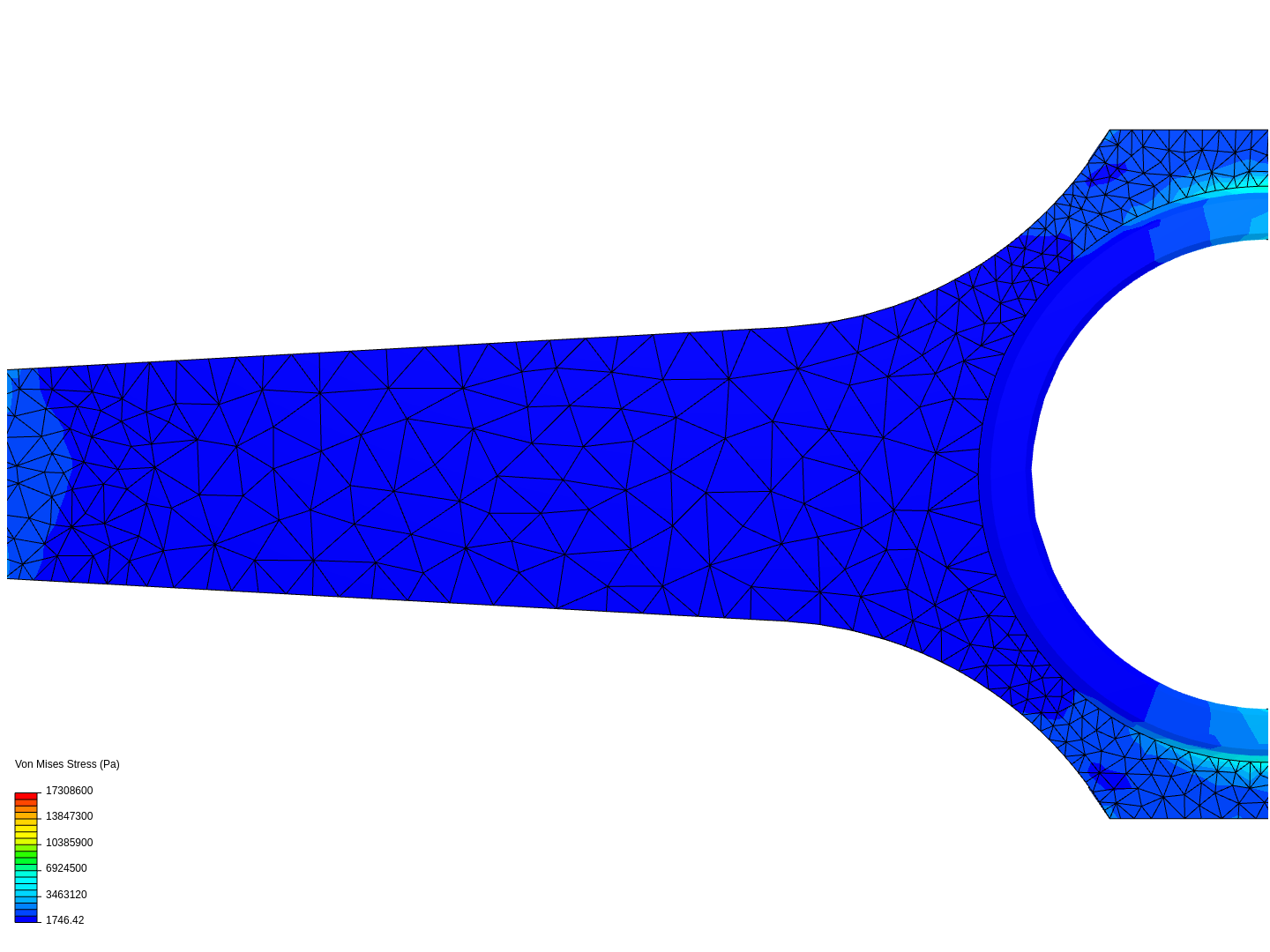 Tutorial 1: Connecting rod stress analysis image