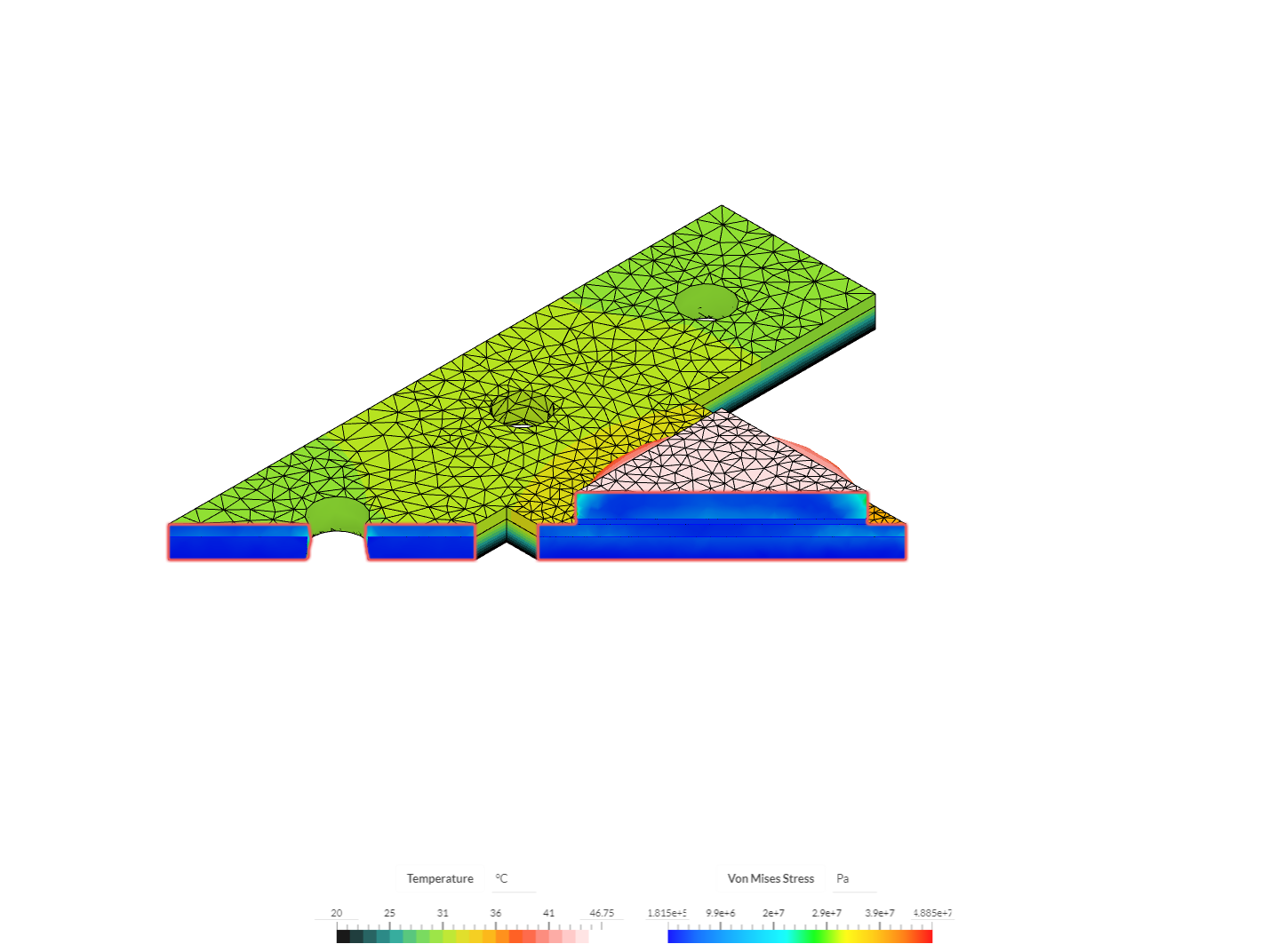 LED strain image