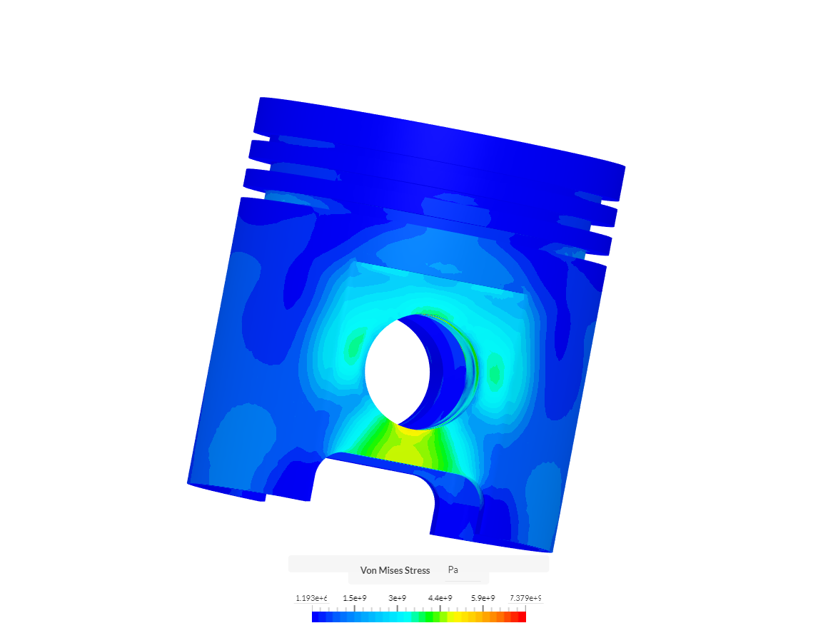 Advanced Tutorial: Thermomechanical Analysis of an Engine Piston image