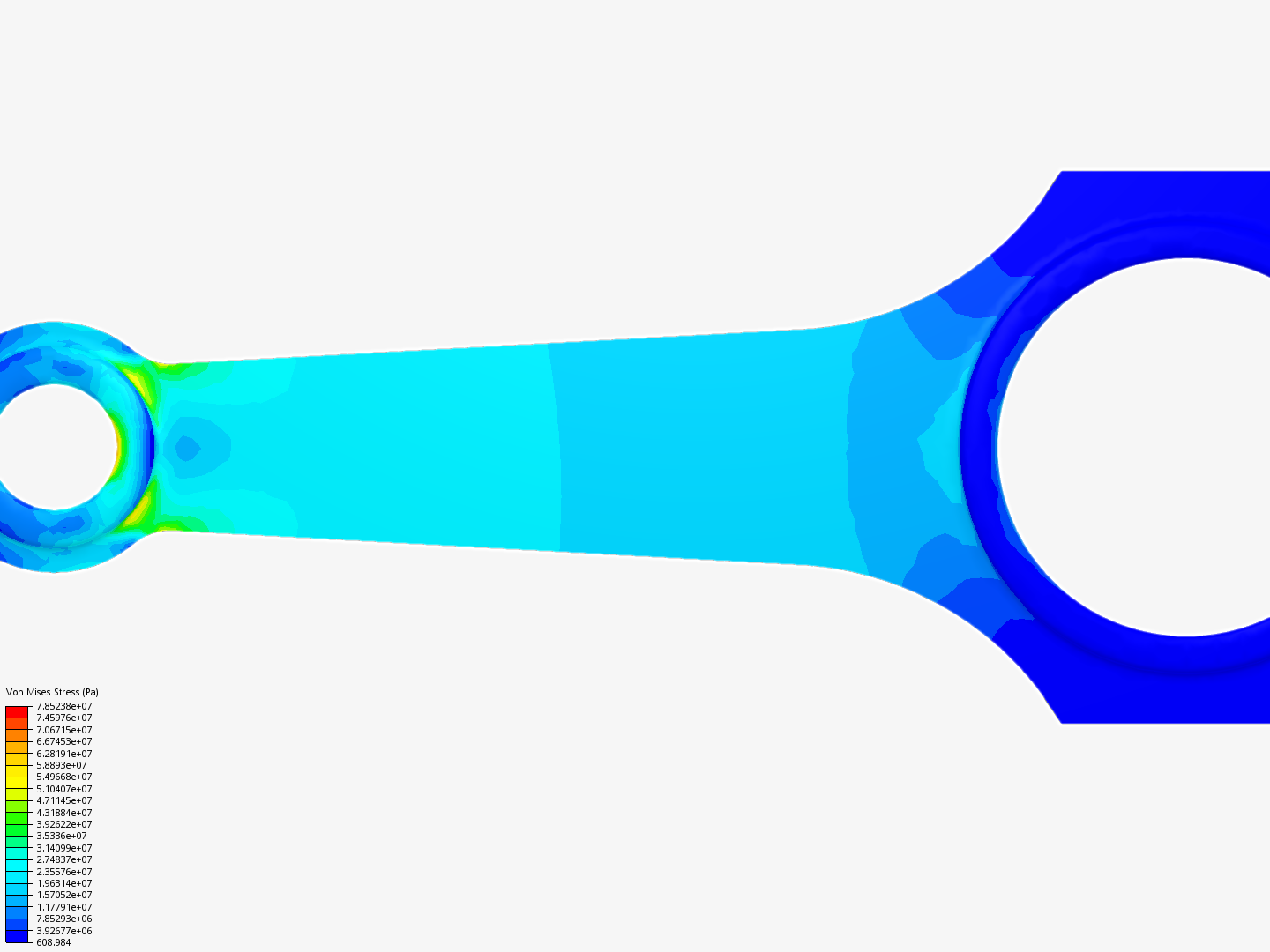 Tutorial 1: Connecting rod stress analysis image