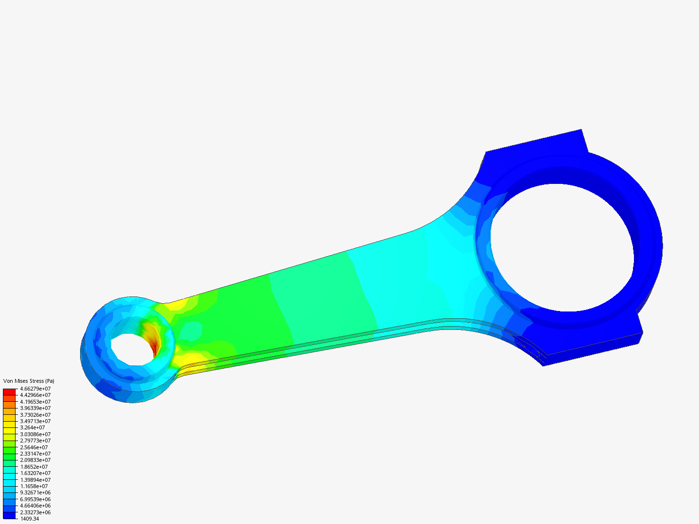 Tutorial 1: Connecting rod stress analysis image