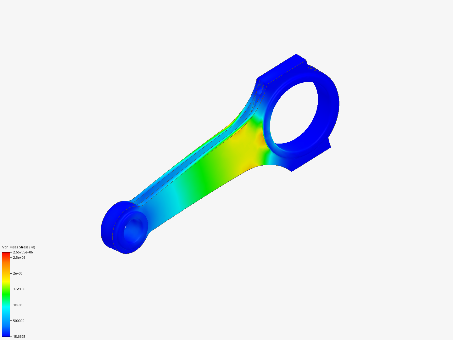 Tutorial 1: Connecting rod stress analysis image