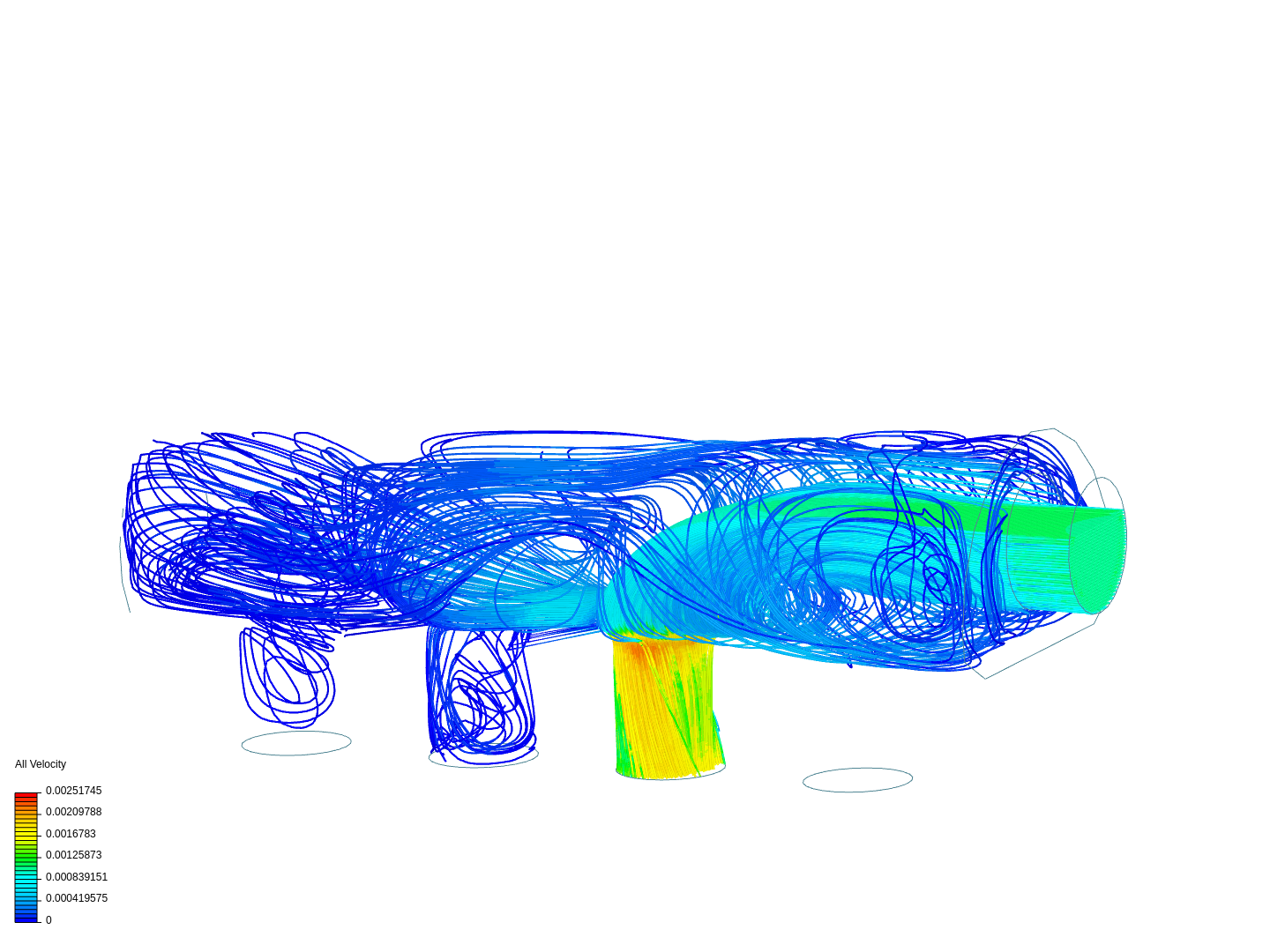 K20 RSP Inlet Manifold - CFD image