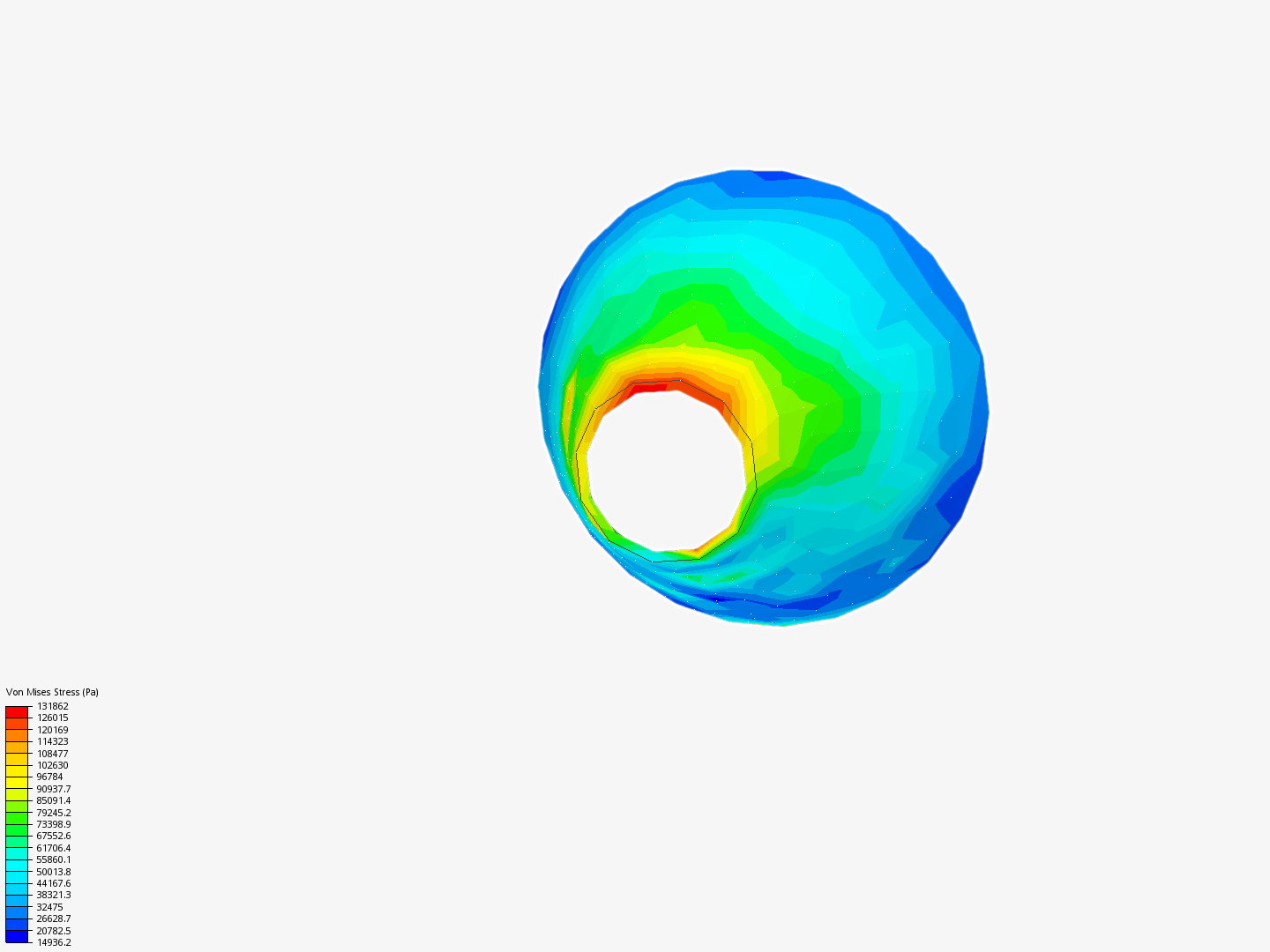 ROCKET NOZZLE STRESS ANALYSIS image