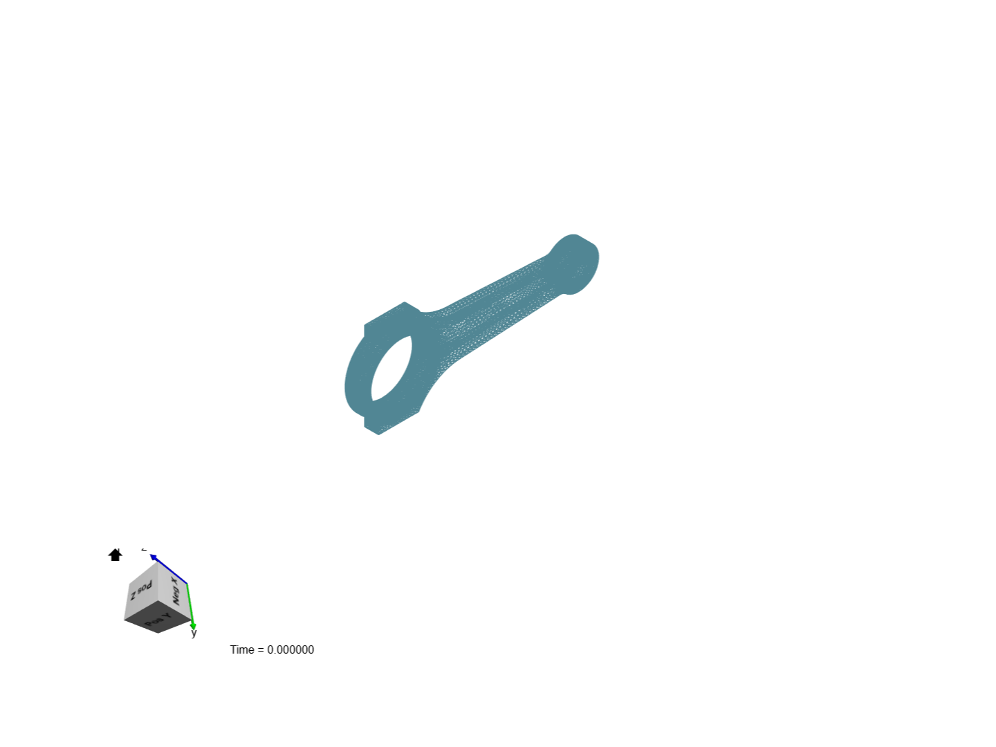 Tutorial 1: Connecting rod stress analysis image