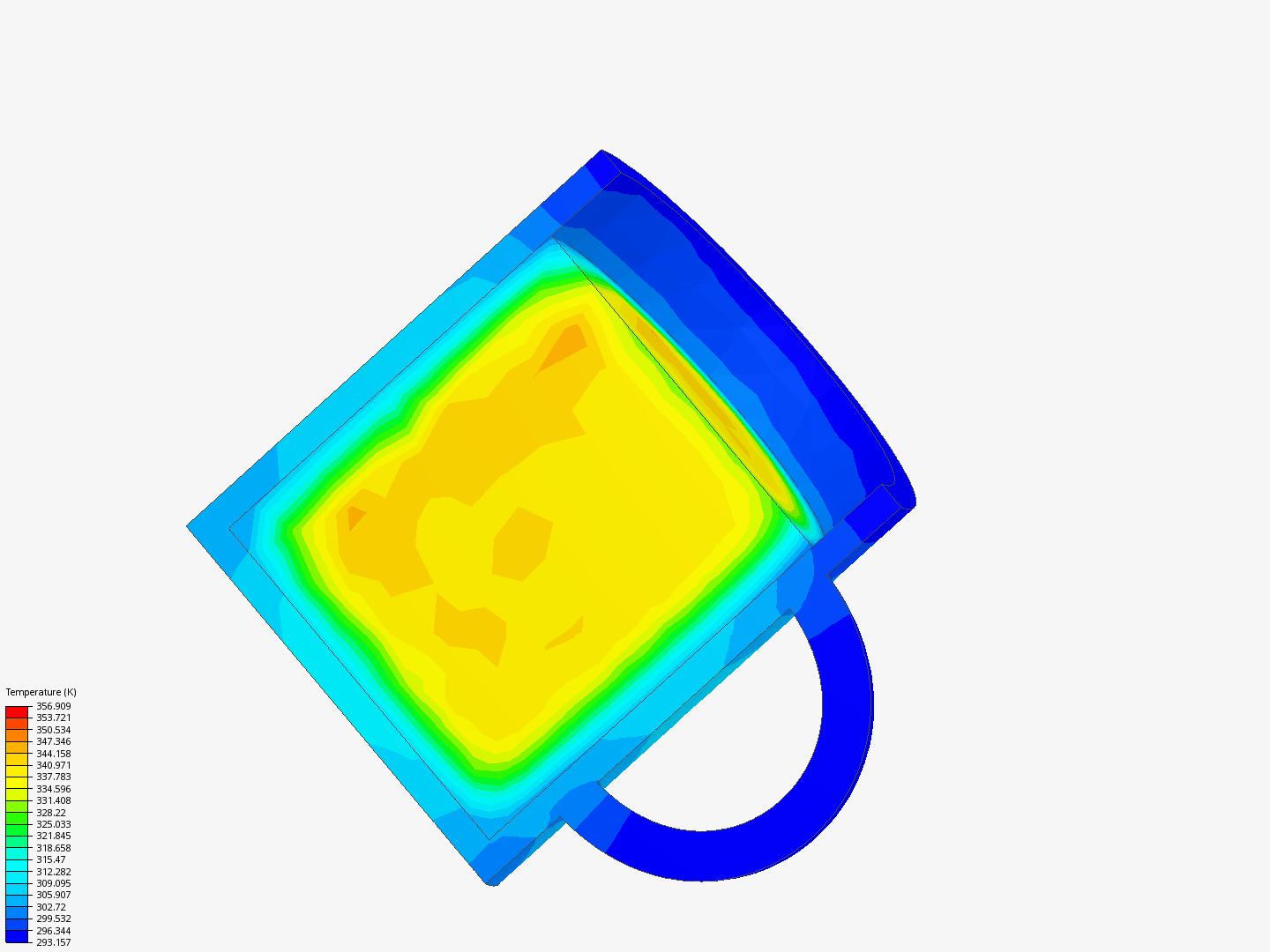 Tasse avec eau sim image