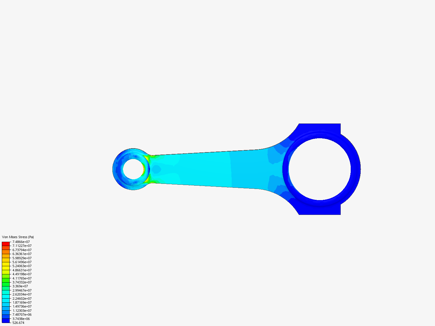 Tutorial 1: Connecting rod stress analysis image