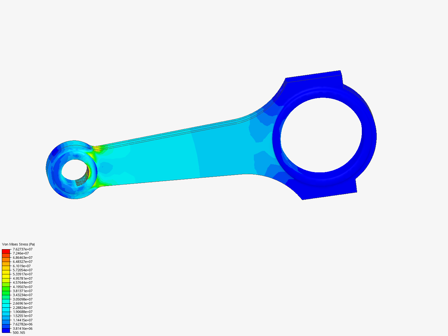 Tutorial 1: Connecting rod stress analysis image