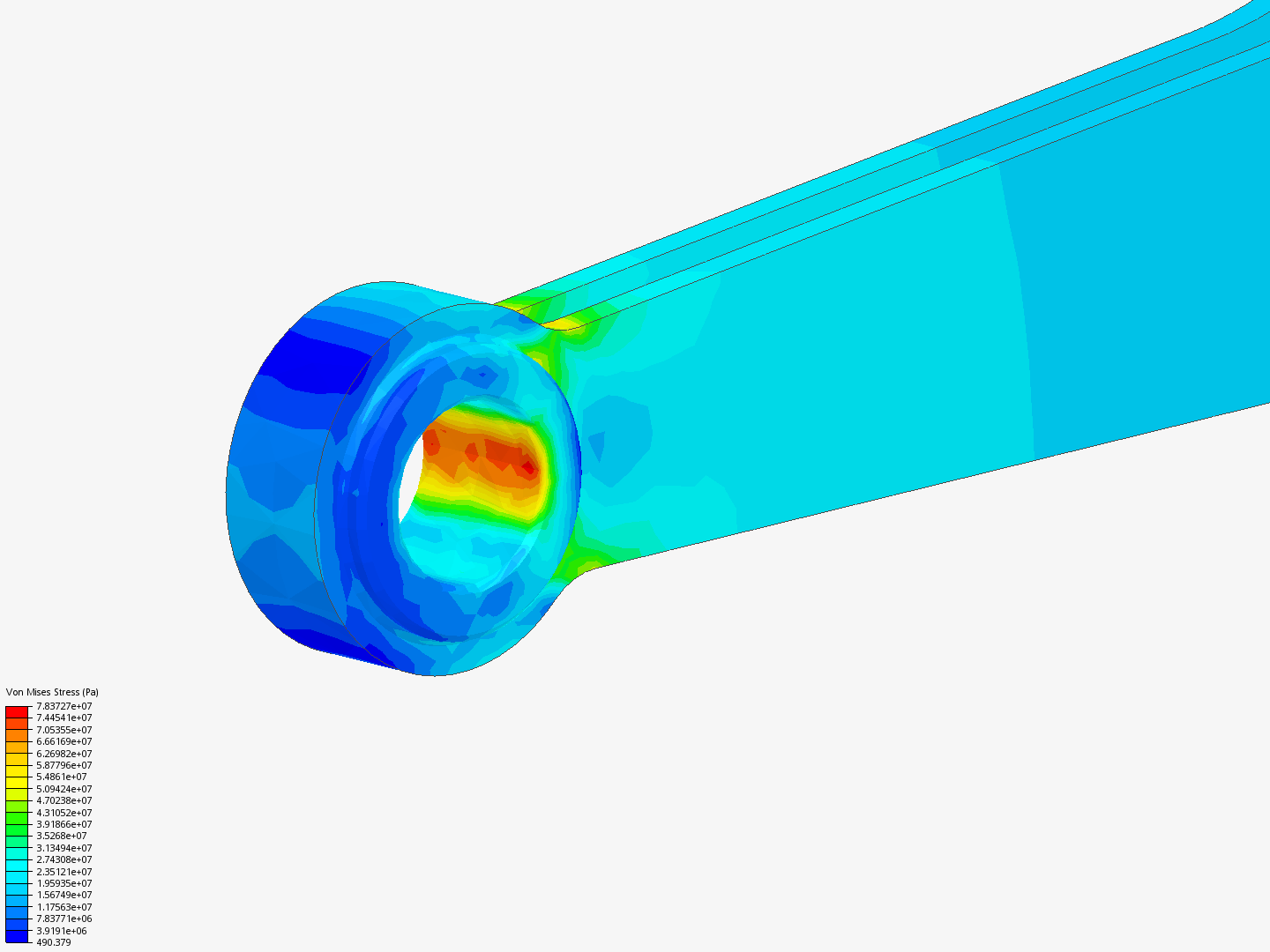 Tutorial 1: Connecting rod stress analysis image