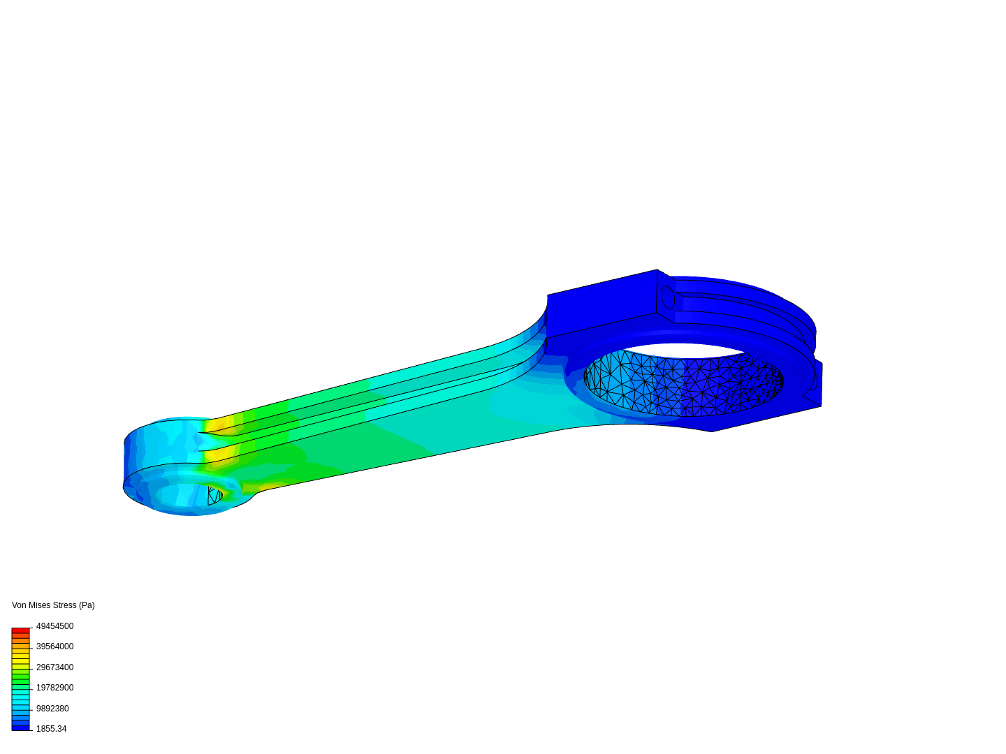 Tutorial 1: Connecting rod stress analysis image