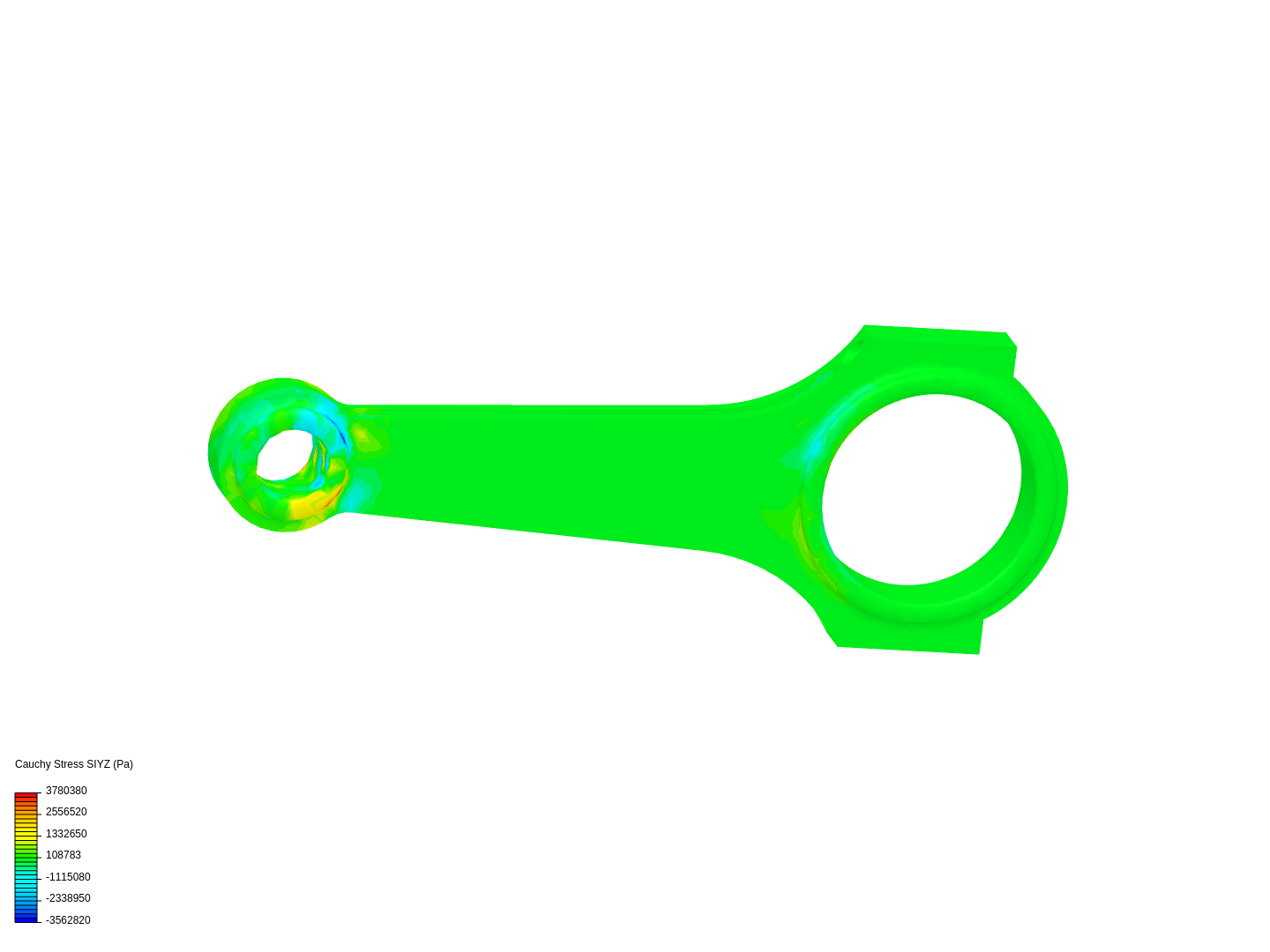 Tutorial 1: Connecting rod stress analysis image