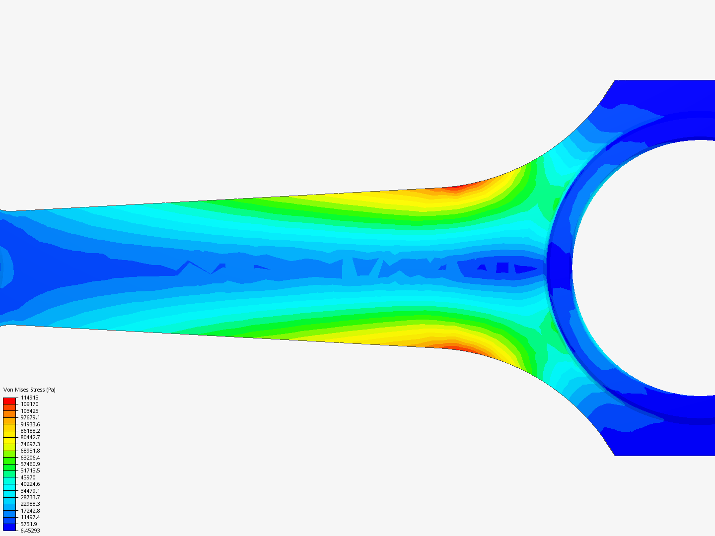 Tutorial 1: Connecting rod stress analysis image