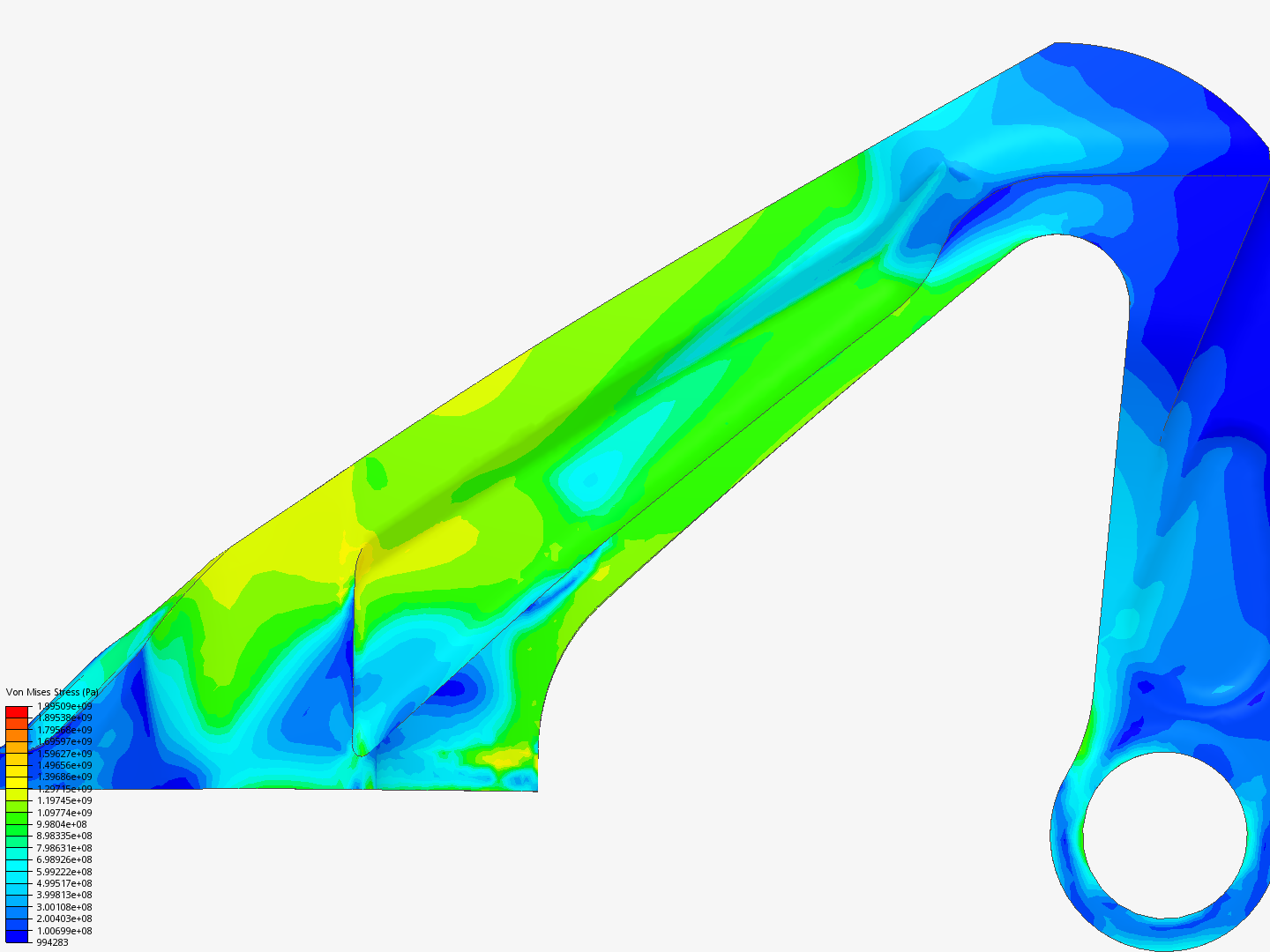 Nonlinear Analysis of Aircraft Engine Bearing Bracket image