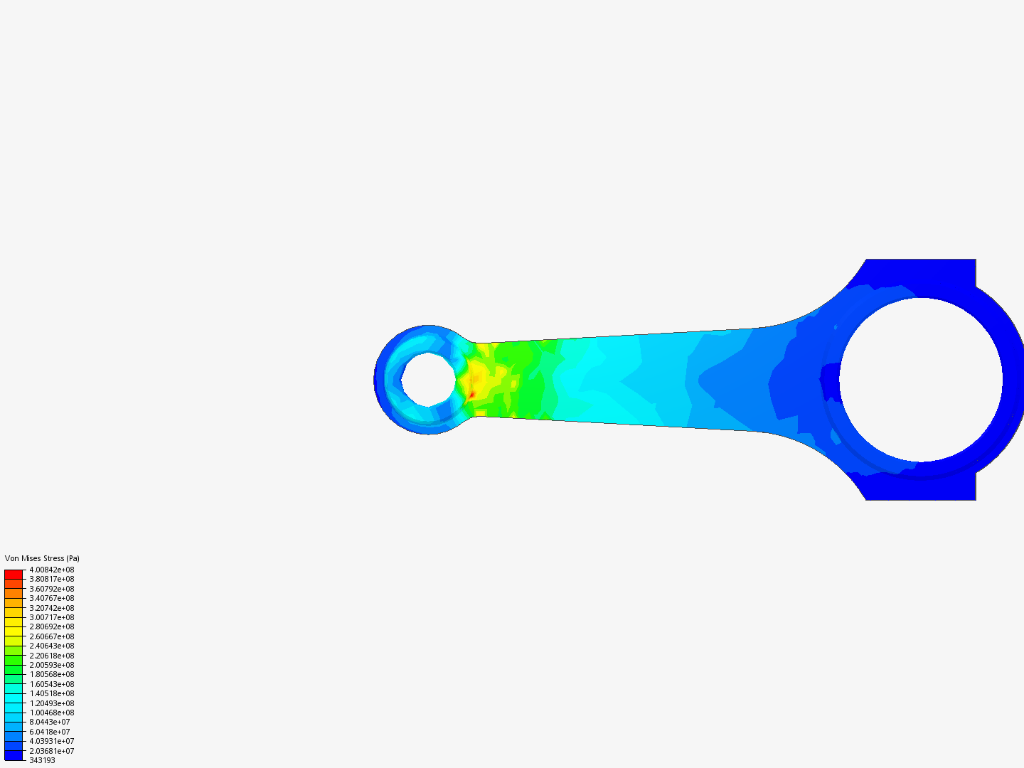 Tutorial 1: Connecting rod stress analysis image