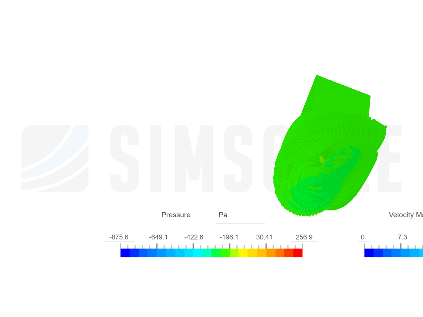 Rear wing simulation image