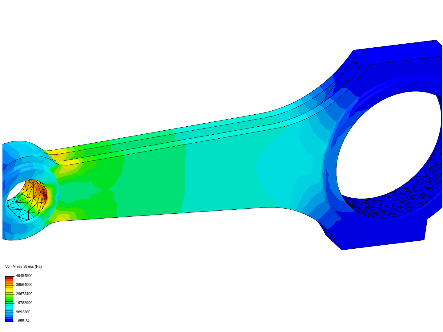 Tutorial 1: Connecting rod stress analysis image