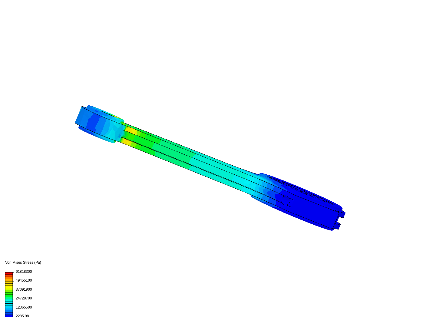 Tutorial 1: Connecting rod stress analysis image