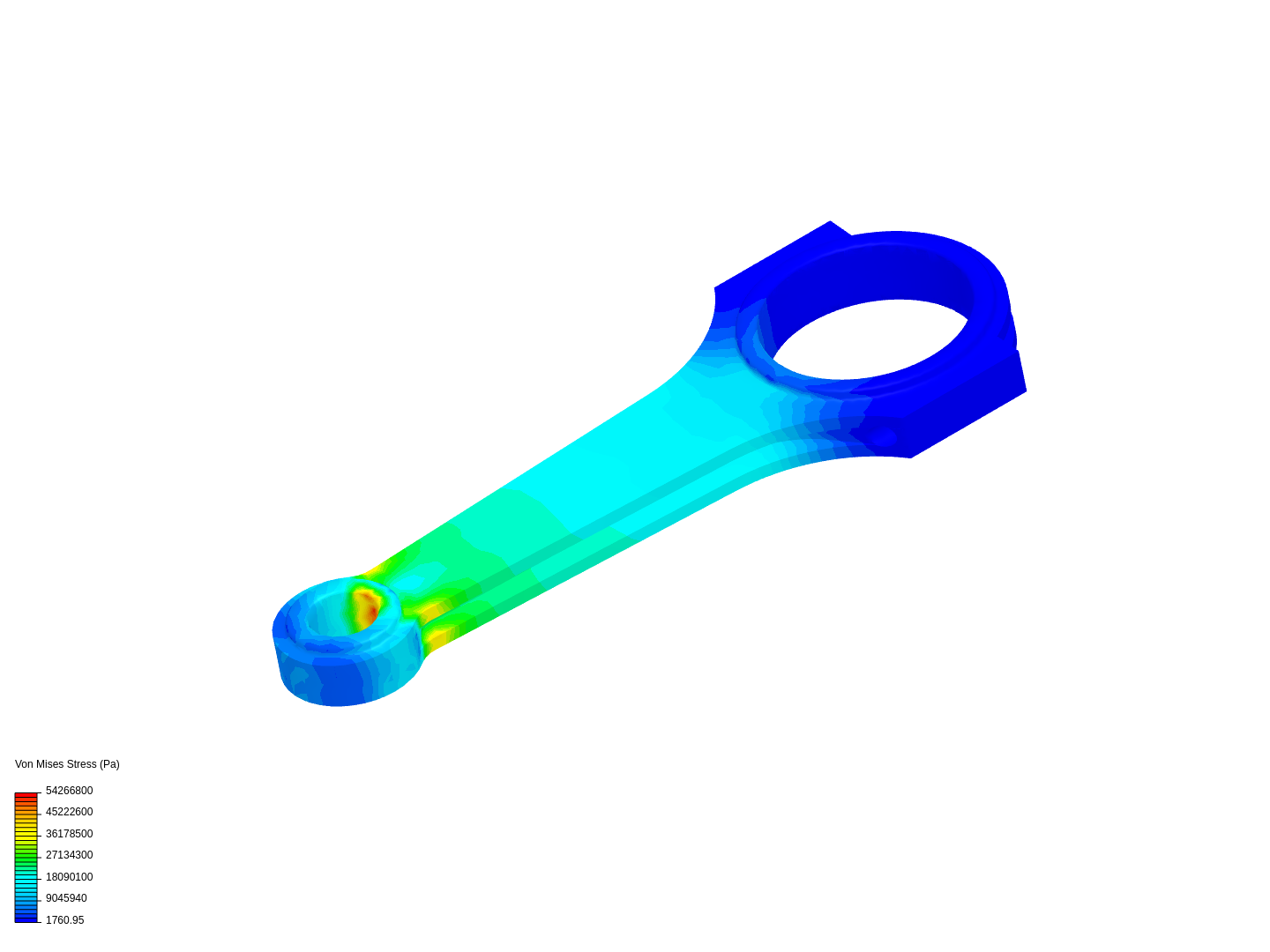 Tutorial 1: Connecting rod stress analysis image