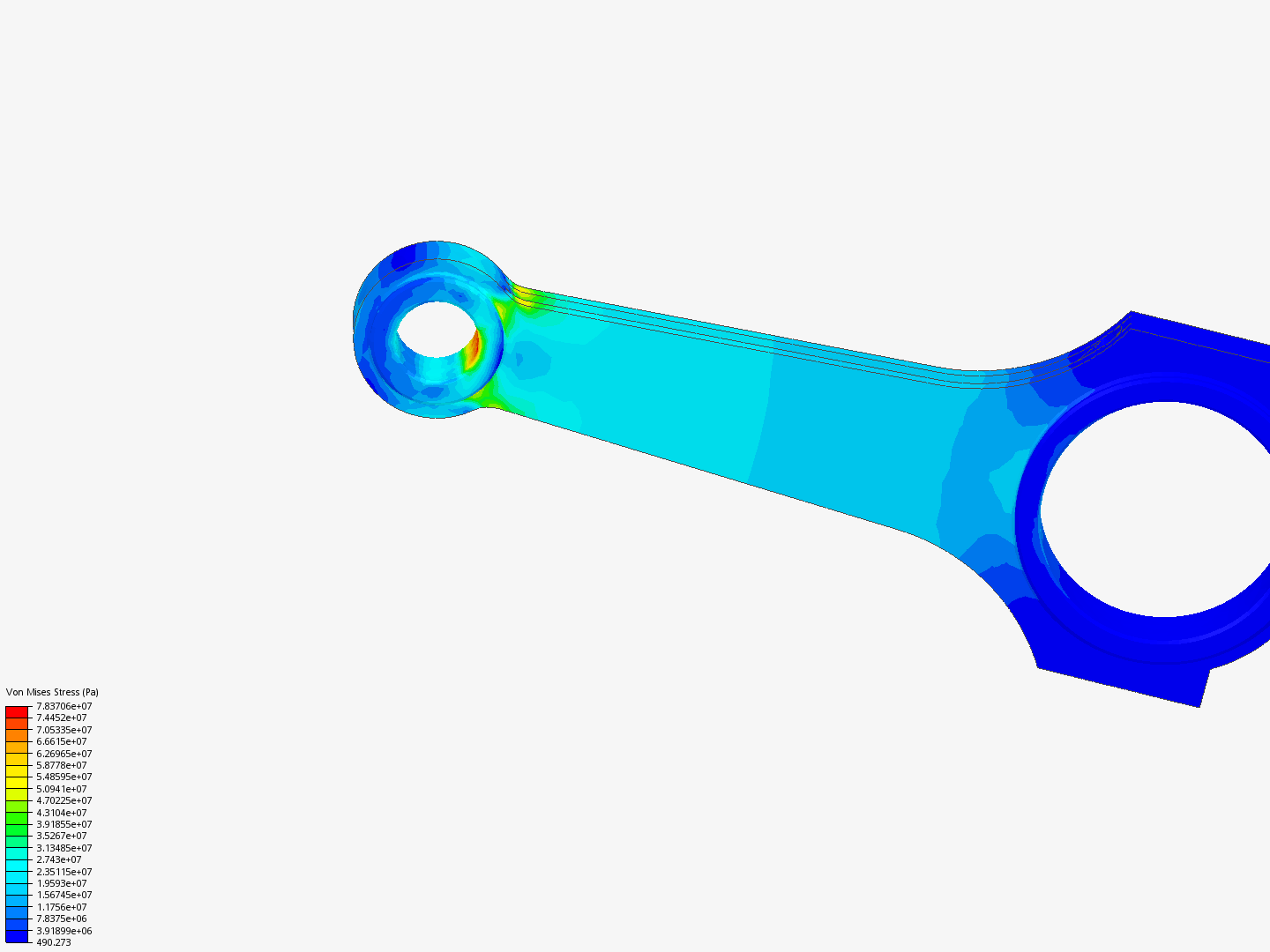 Tutorial 1: Connecting rod stress analysis image