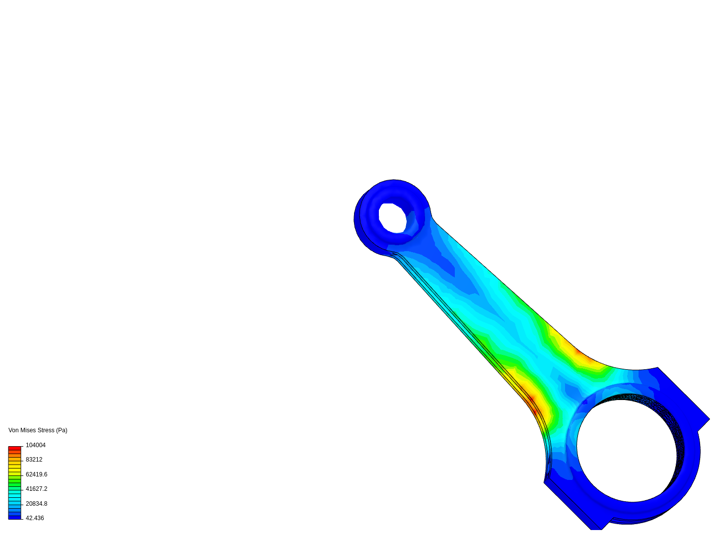 Tutorial 1: Connecting rod stress analysis image