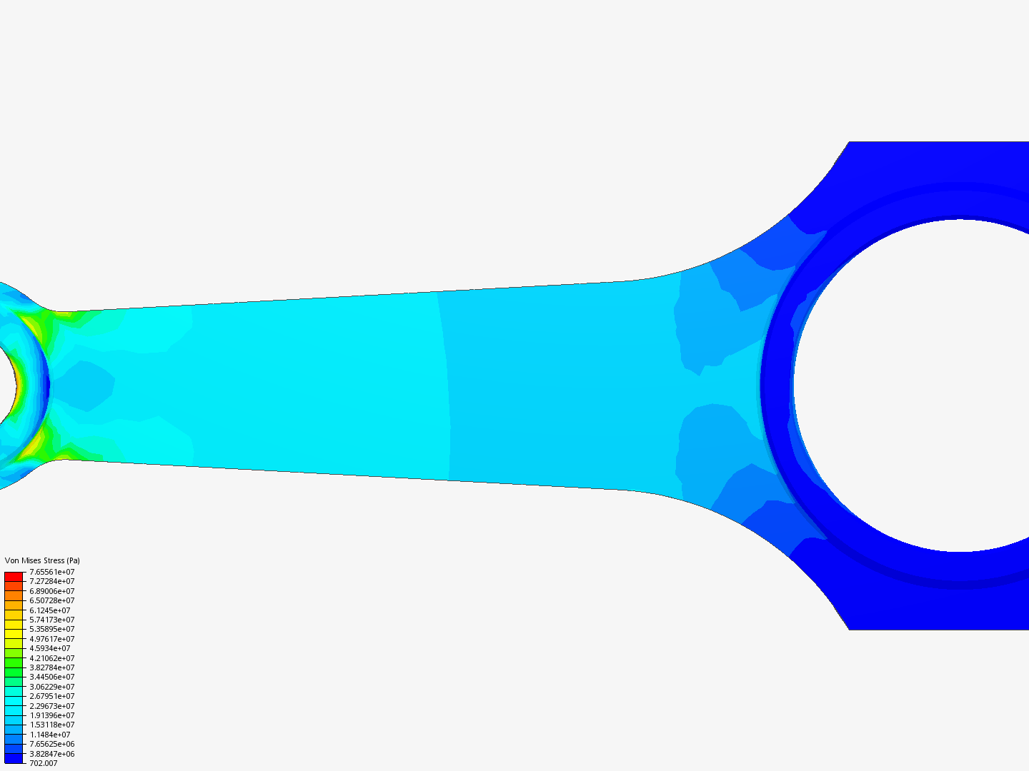 Tutorial 1: Connecting rod stress analysis image