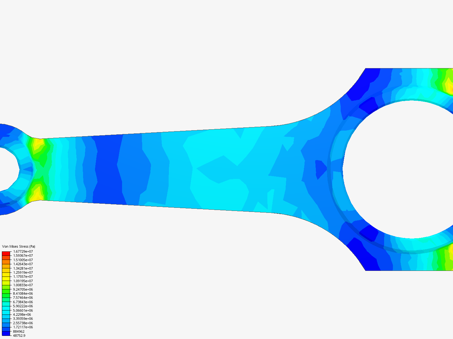 Tutorial 1: Connecting rod stress analysis - Copy image