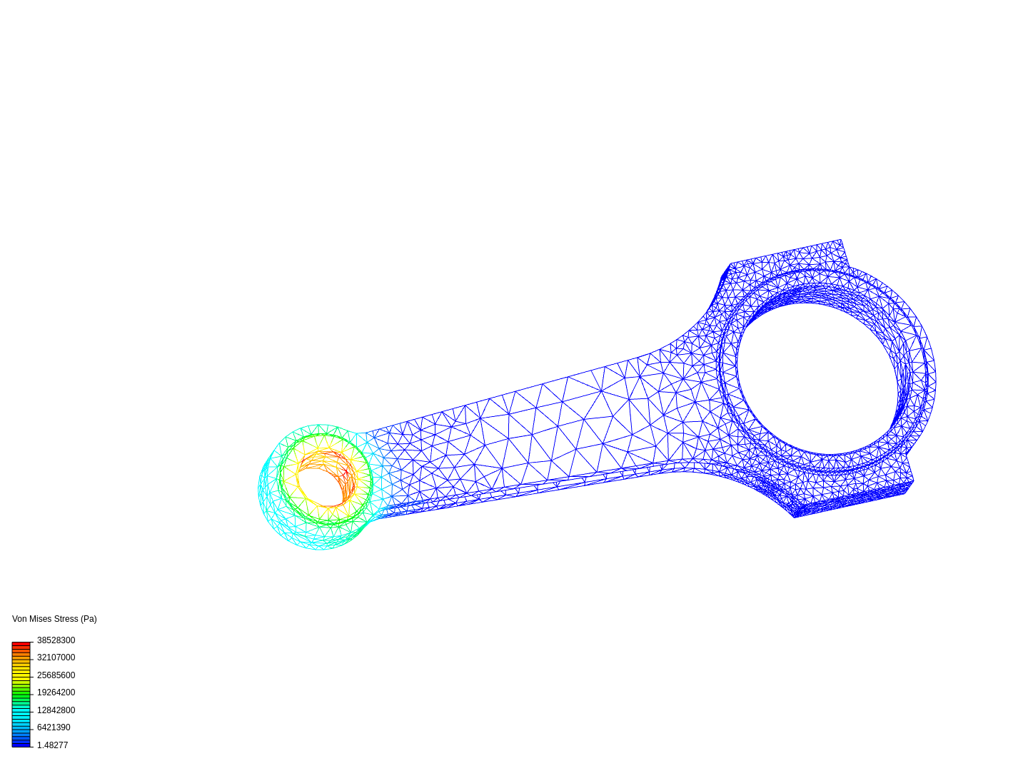 Tutorial 1: Connecting rod stress analysis image