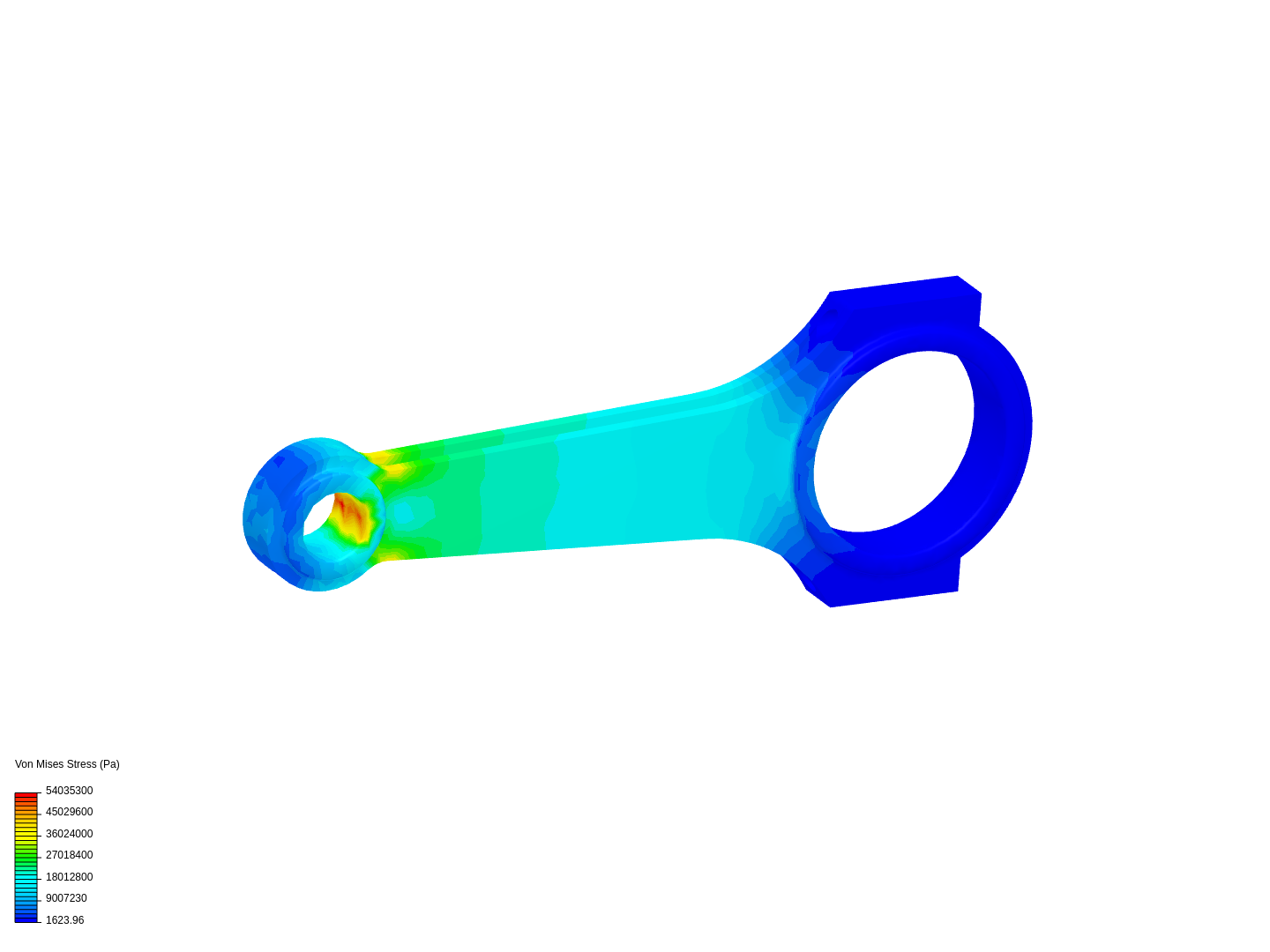 Tutorial 1: Connecting rod stress analysis image