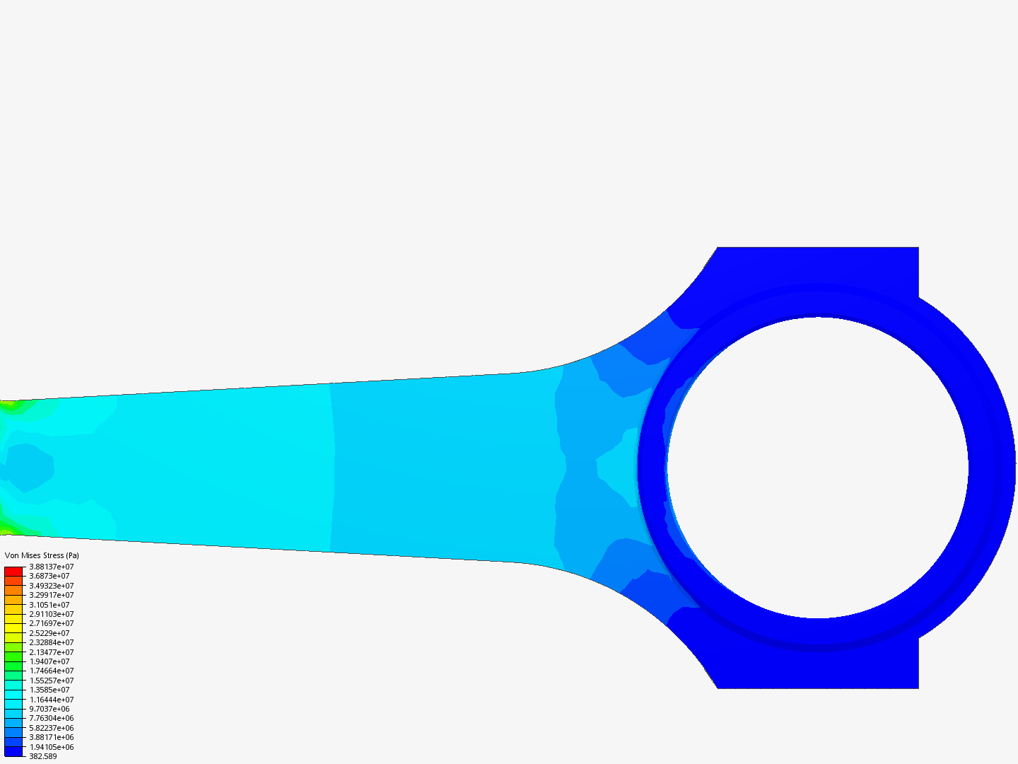 Tutorial 1: Connecting rod stress analysis image