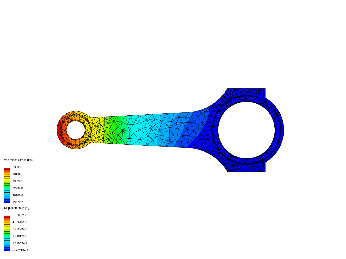 Tutorial 1: Connecting rod stress analysis image