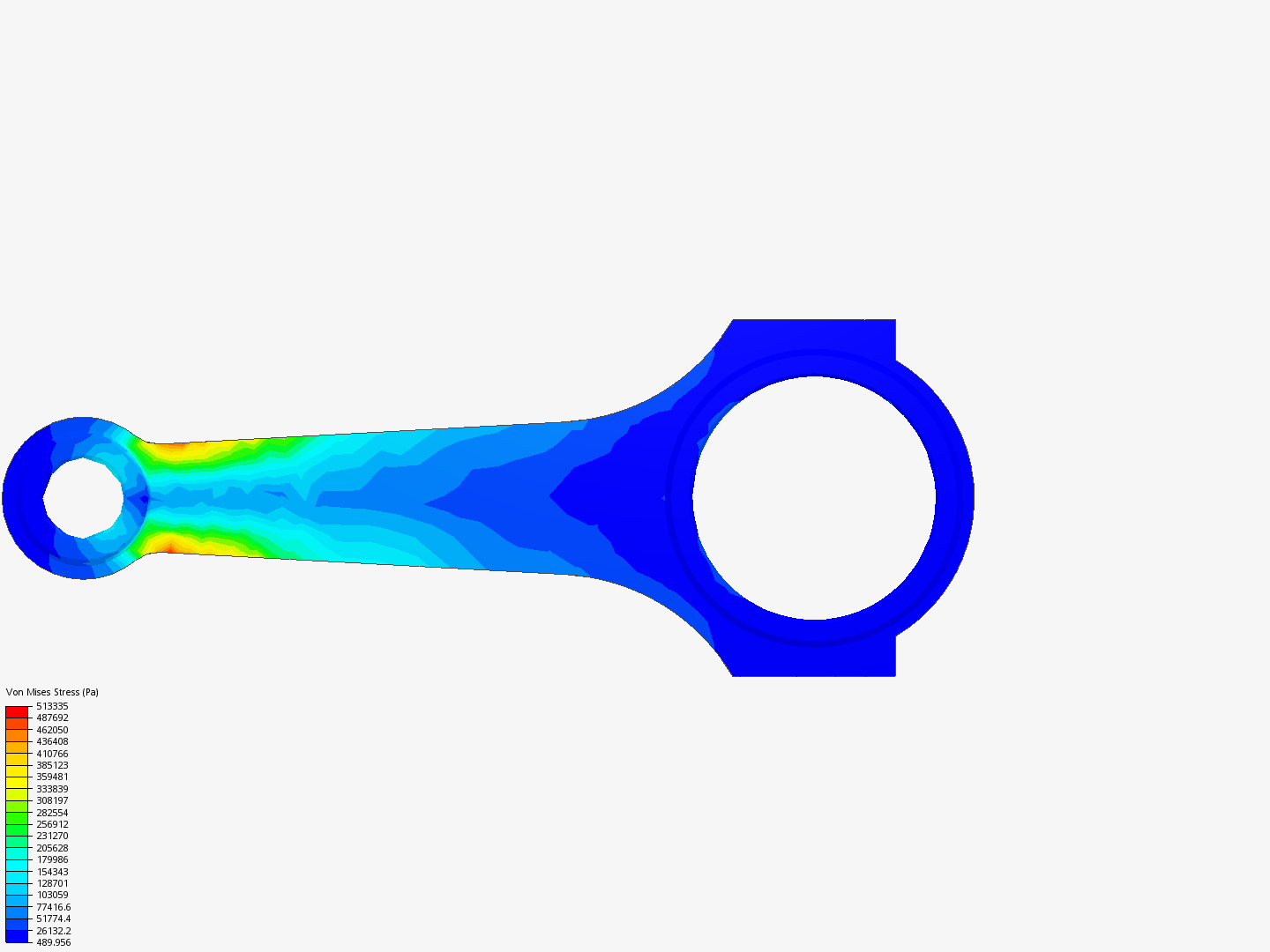 Tutorial 1: Connecting rod stress analysis image