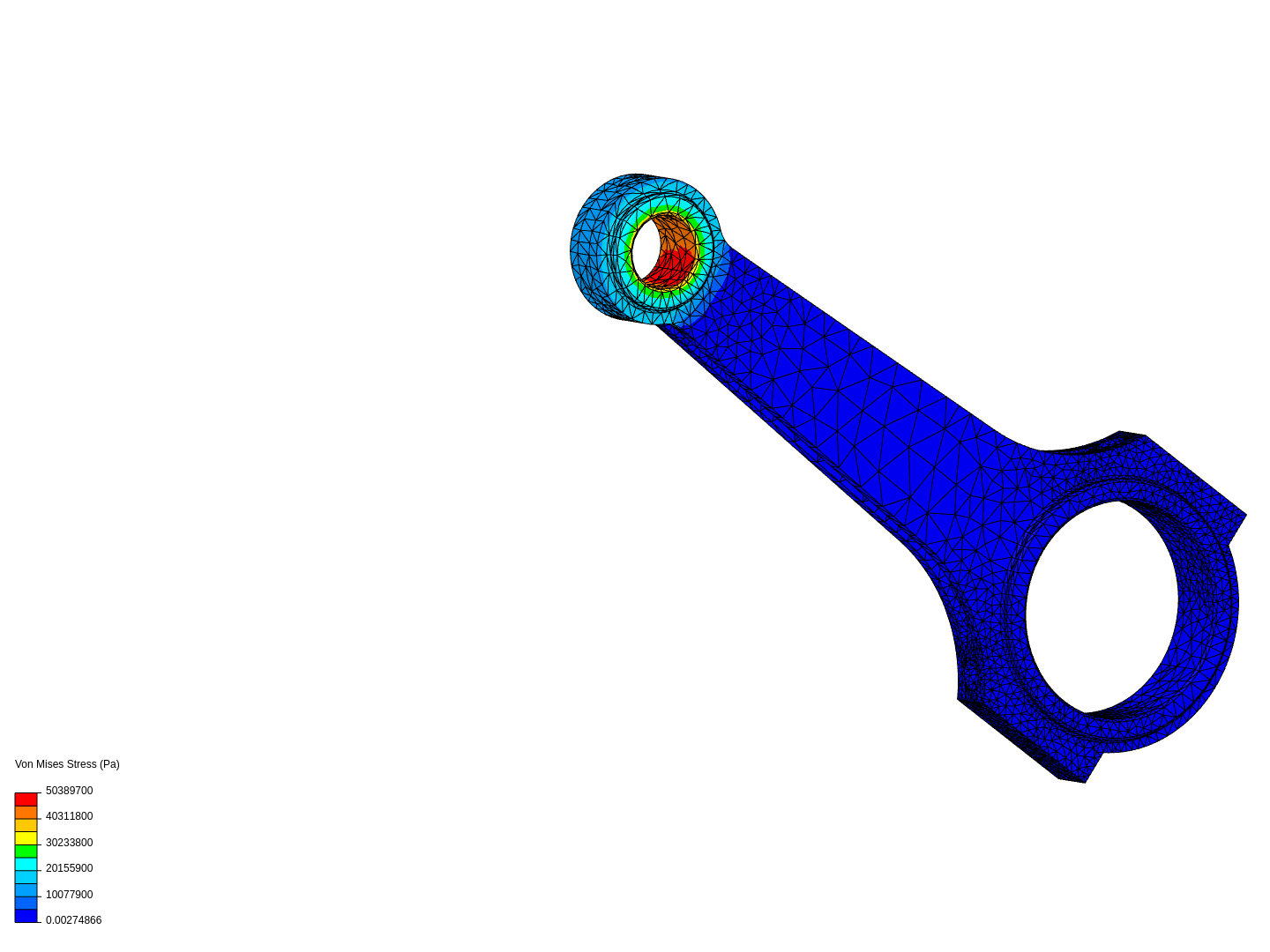 Tutorial 1: Connecting rod stress analysis image