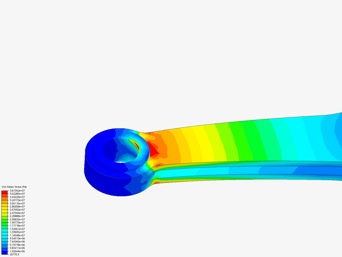 Tutorial 1: Connecting rod stress analysis image