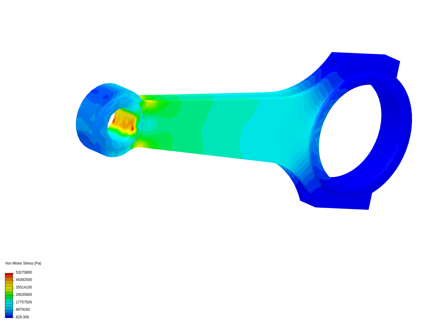 Tutorial 1: Connecting rod stress analysis image