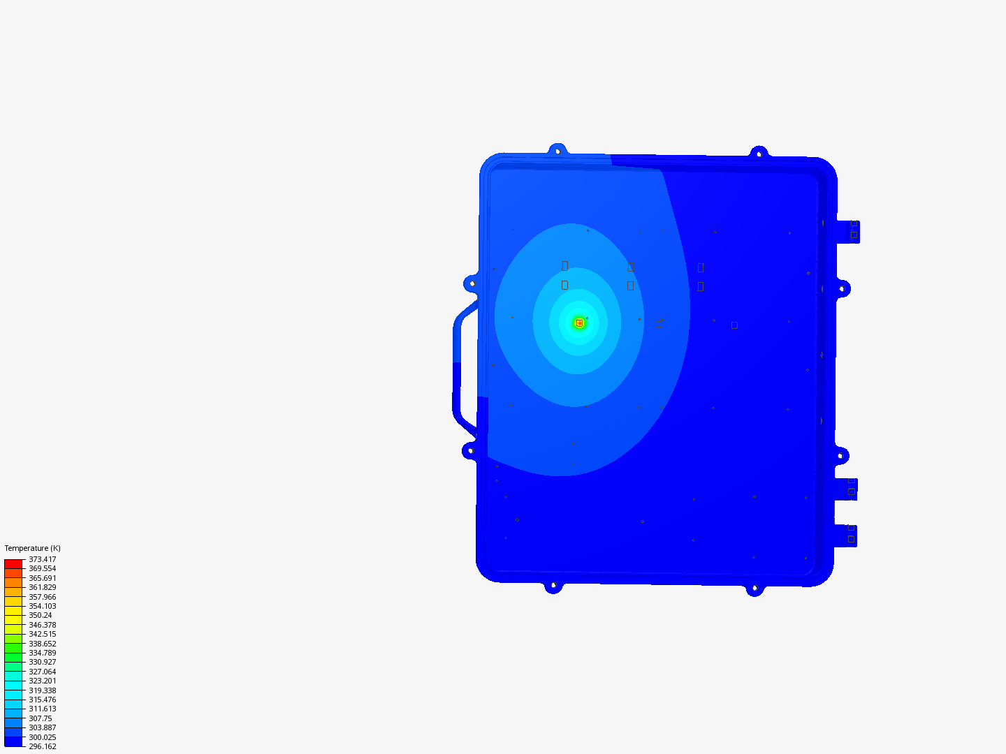 Thermal simulation image