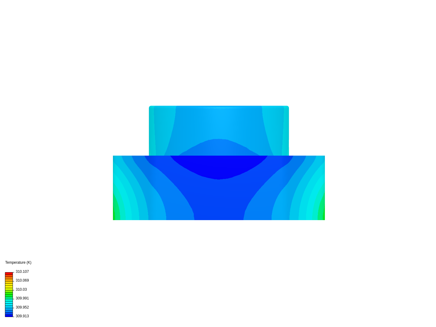 Aluminium Cover thermal analysis image