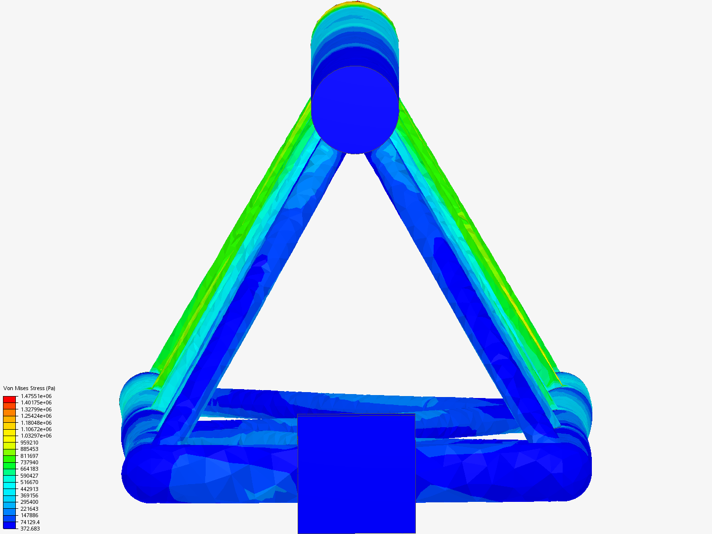 Tutorial - Linear static analysis of a crane image