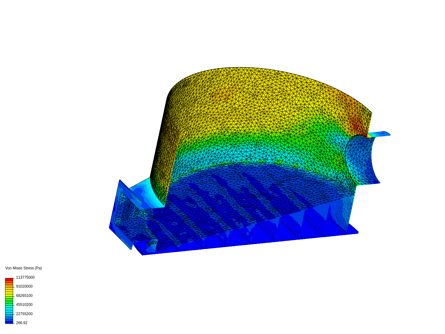 Structural analysis of Storage tank image