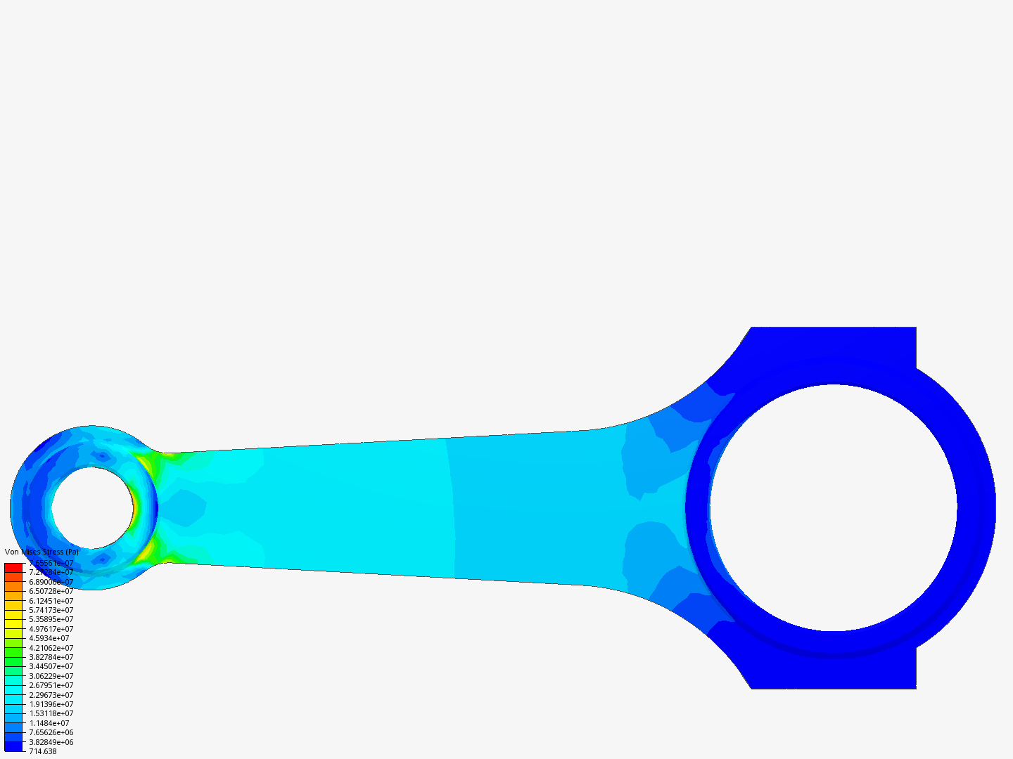 Tutorial 1: Connecting rod stress analysis image