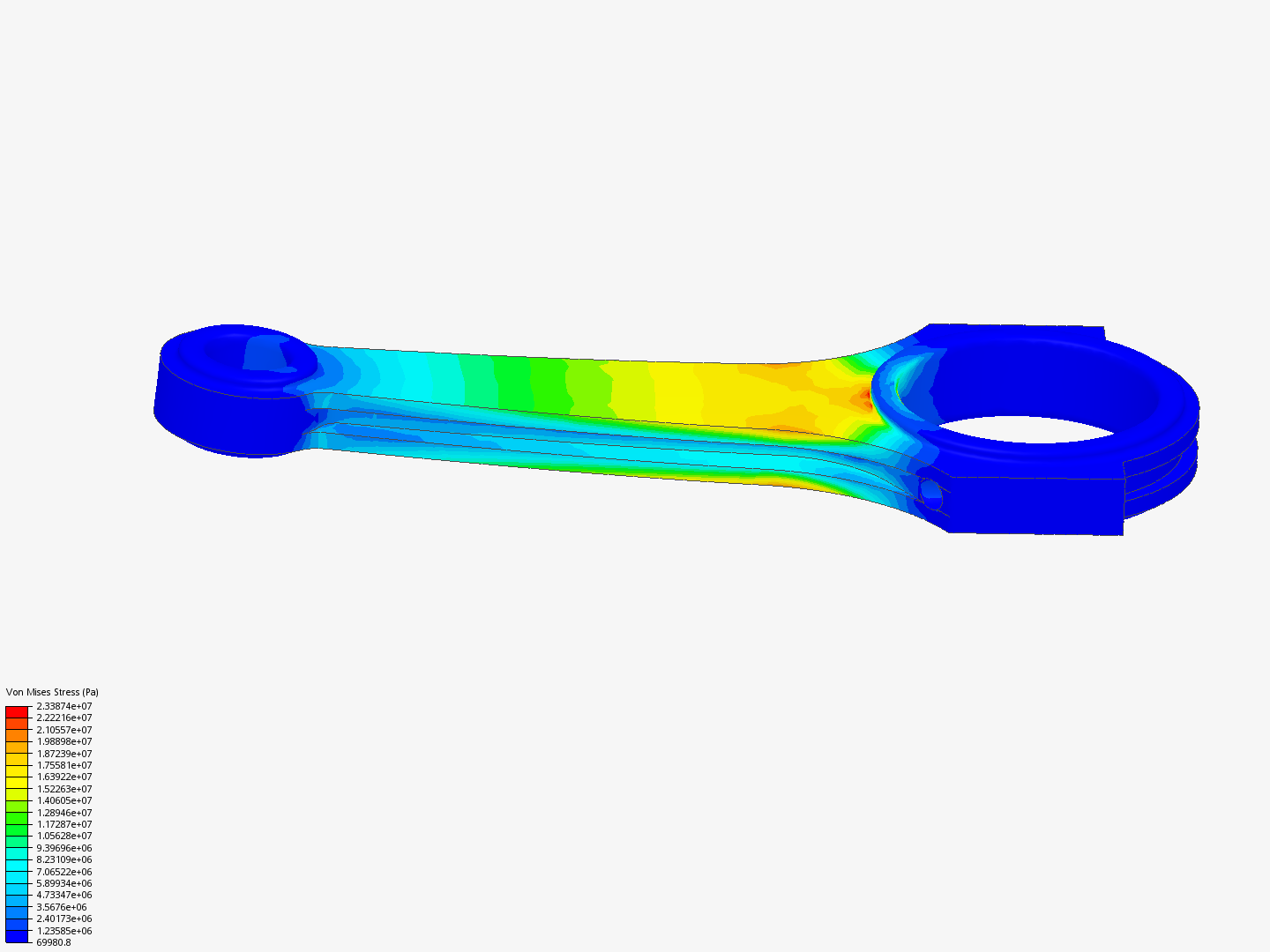 Tutorial 1: Connecting rod stress analysis image