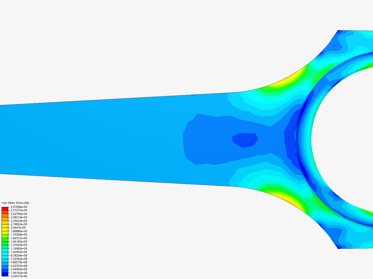 Tutorial 1: Connecting rod stress analysis image